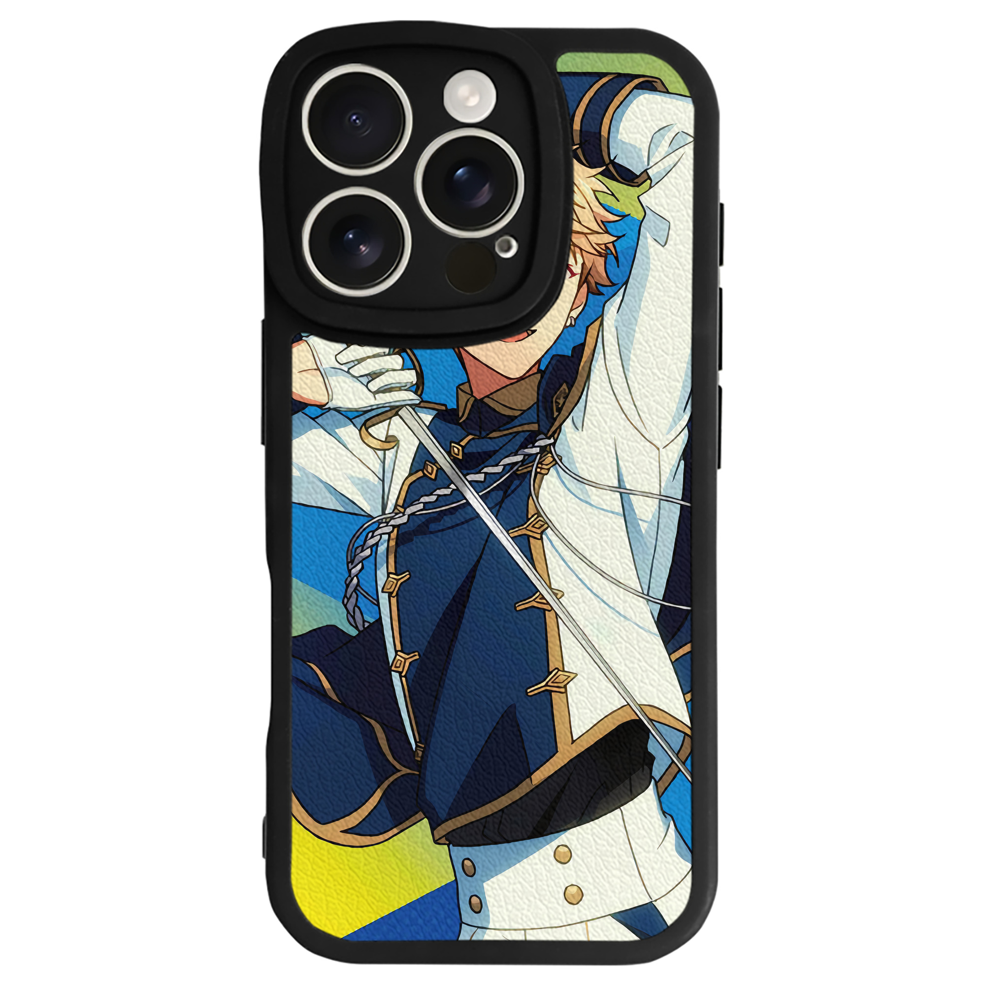 （画像用） あんさんぶるスターズ! Ensemble Stars 【iPhone 16シリーズ対応】シリコンスマホケース（レザー調） 材質：シリコン